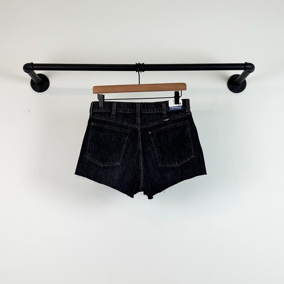 NWT Wrangler Festival High Waisted Cutoff Denim Shorts In Granite - Picture 8 of 10